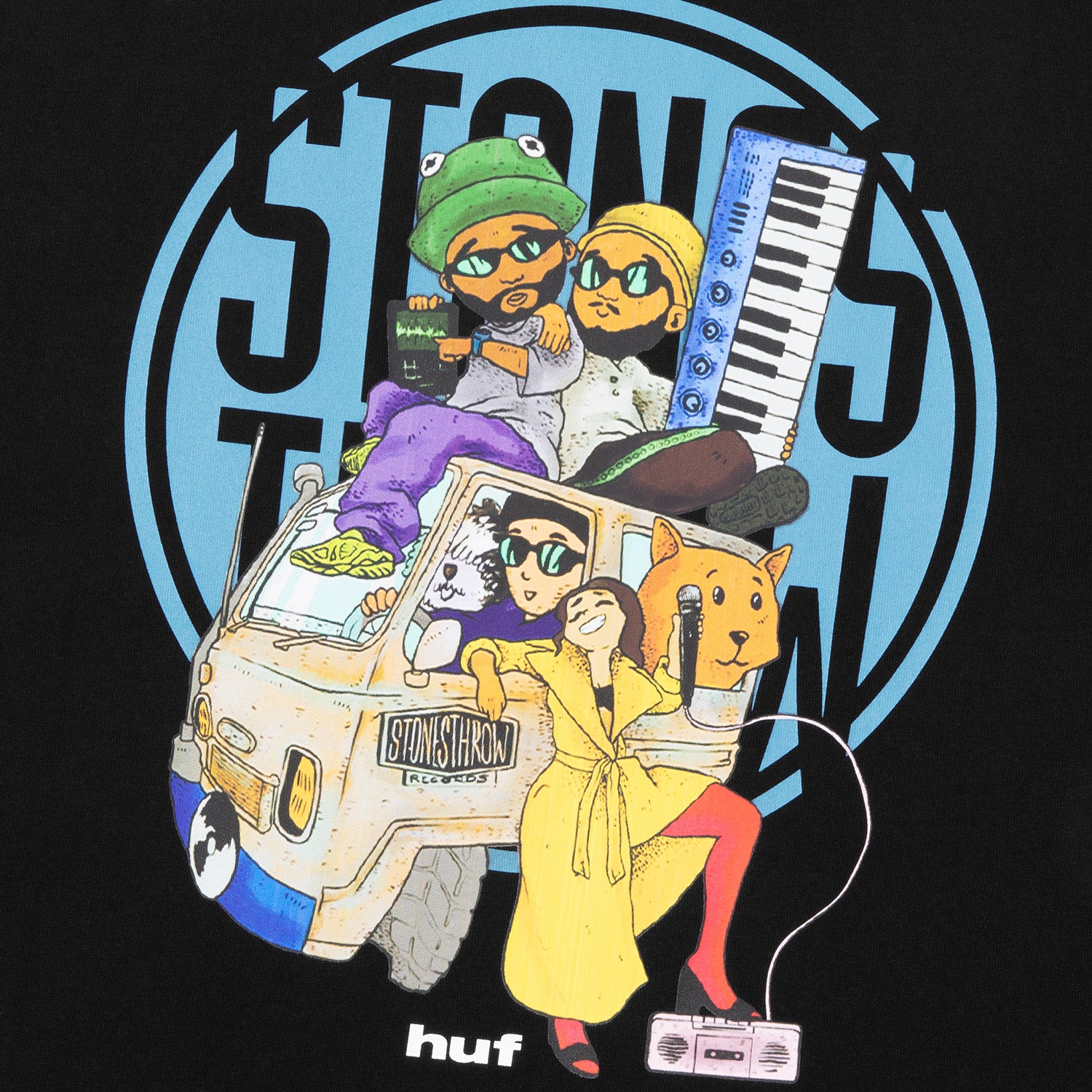 HUF X STONES THROW 30th JAPAN TOUR TEE｜T-SHIRTS（Tシャツ