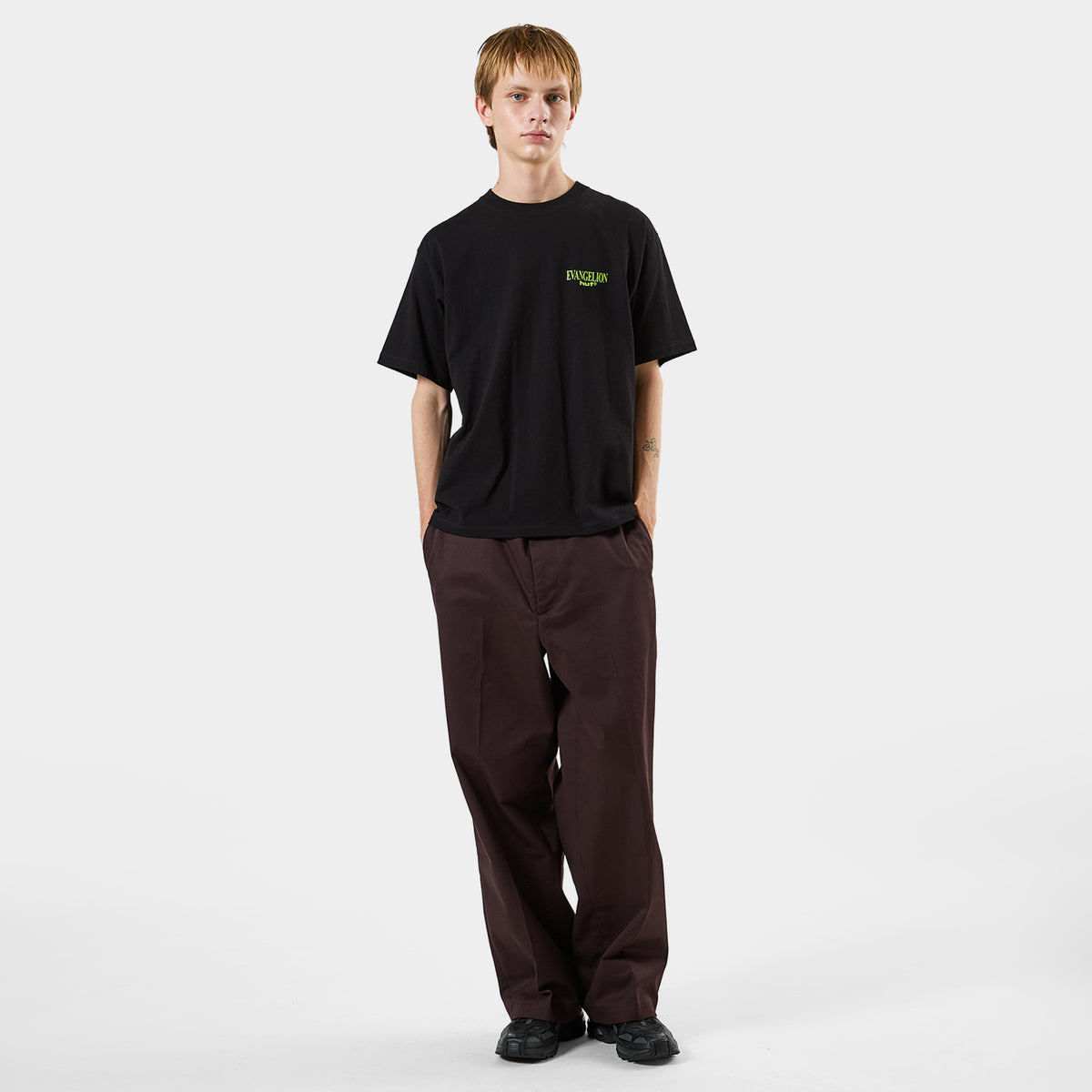 HUF (ハフ) Worldwide JP /T-SHIRTS（Tシャツ）/ huf® X EVANGELION UNIT-01 TEE商品 / BLACK