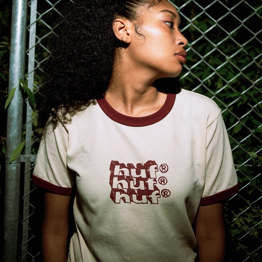 HAND STACKED TINY RINGER TEE